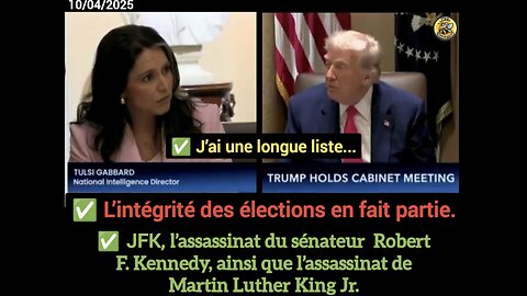 J’ai une longue liste de choses que nous enquêtons. L’intégrité des élections en fait partie.