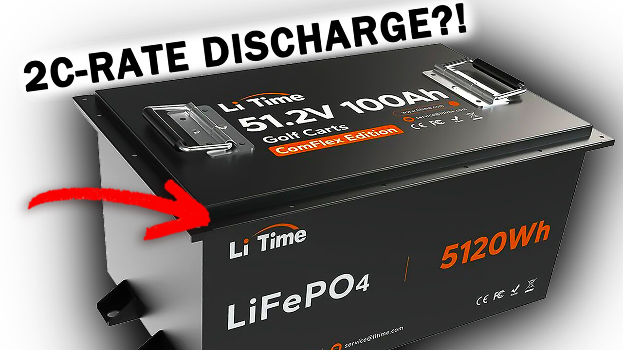 LiTime 48V 100Ah Golf Cart Metal Case Lithium Battery Review - Fully Explained - 200A BMS Built-in?!