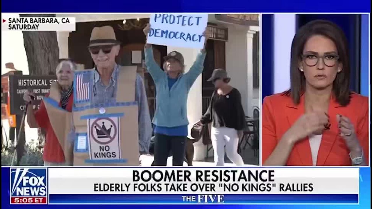 Gutfeld Presses Jessica Tarlov Where She Got Number of ‘No Kings’ Protesters: ‘Fine ... Only Five People Were There’