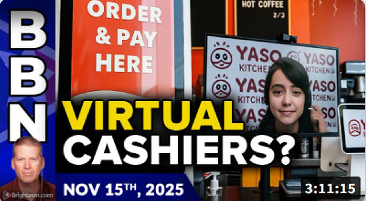 Brighteon Broadcast News WEEKEND edition - Nov 15, 2025 - Robert Scott Bell, bio-compatible architecture, virtual cashiers and AI-augmented workers