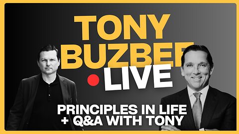 Tony Buzbee Live with Rick Walker - Principles in Life + Q&A with Tony