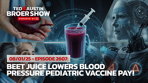 08/01/25 Beet Juice Lowers Blood Pressure Pediatric Vaccine Pay!