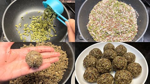 Mixed Seeds Laddu | Hormone Balance, Energy Boosting Laddu | PCOS Friendly | Healthy Recipe No Sugar