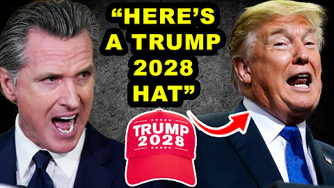 TRUMP 2028? Gavin Newsom MELTS DOWN Over Savage Troll
