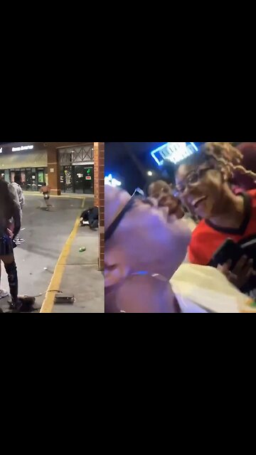 Crowd cheers and mocks police officer shot to the ground, no one aids