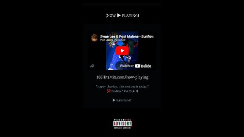 NOW ▶️ PLAYING #SwaeLee #PostMalone