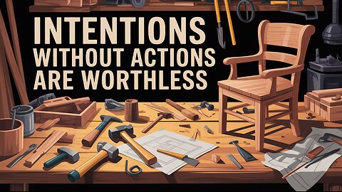 "Intentions Without Actions are Worthless" - Worship Service - January 4, 2026