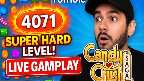 “🔥 LIVE | Candy Crush Level 4071 | Super Hard Level Gameplay!”