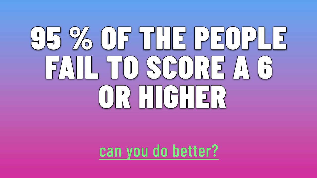Mixed Trivia Quiz