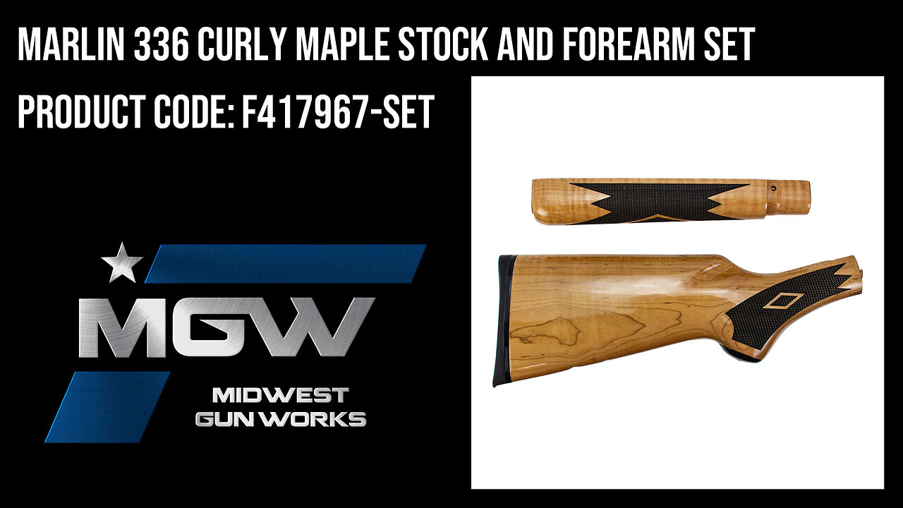 Marlin 336 Curly Maple Stock and Forearm Set - F417967-SET