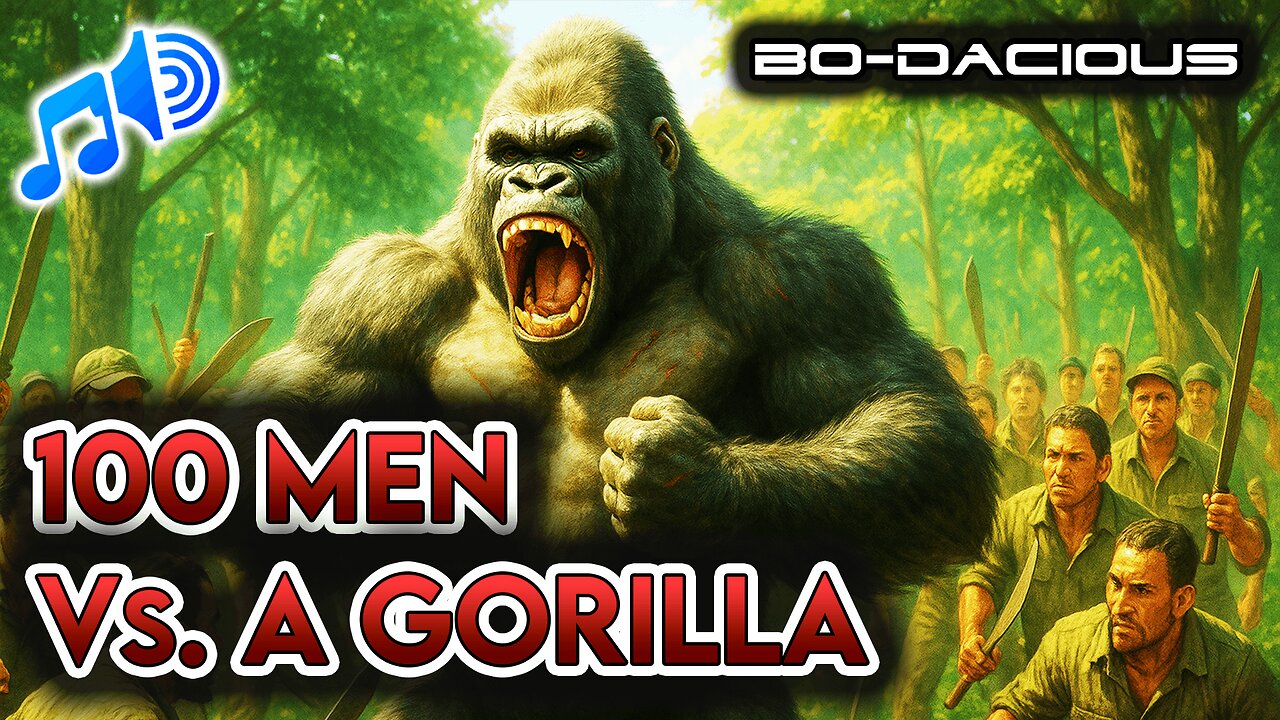 🎵'100 Men Vs. A Gorilla' RAP Music Video | Bo-Dacious