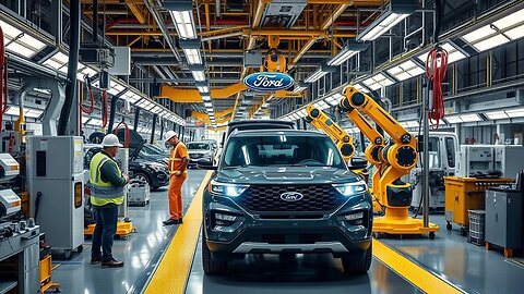 Most Advanced US Ford Factory Producing 2025 Explorer: Top-Secret Manufacturing Process | Chicago