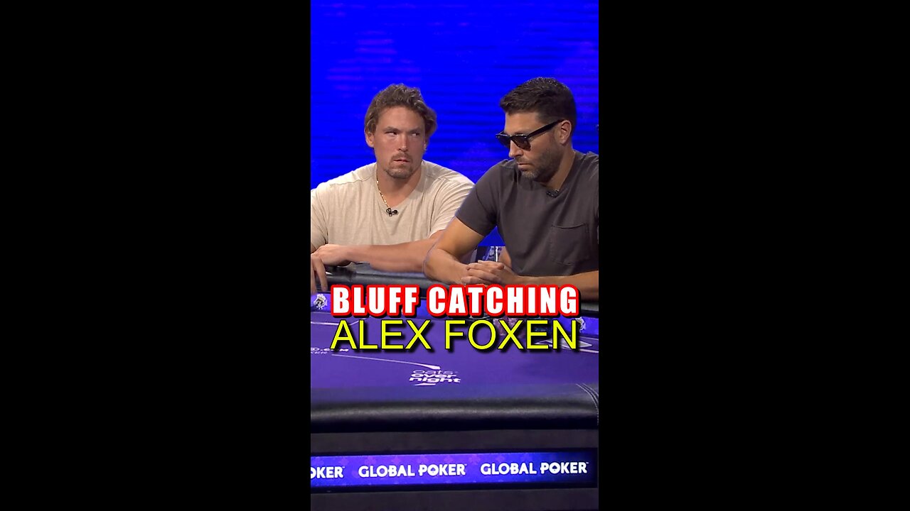 Is Alex Foxen bluffing this river?