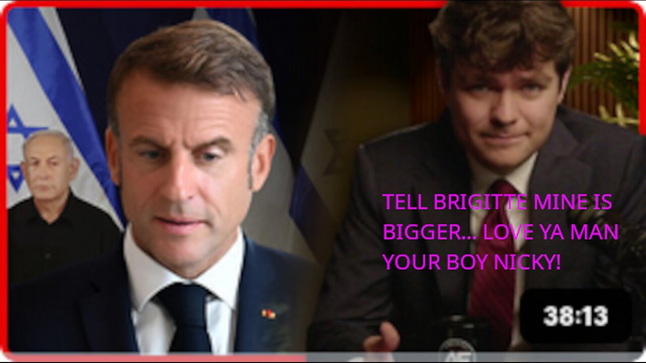 Rothschild & Pedophile Groomed Fr. Pres. Macron... Supported by Fuentes!