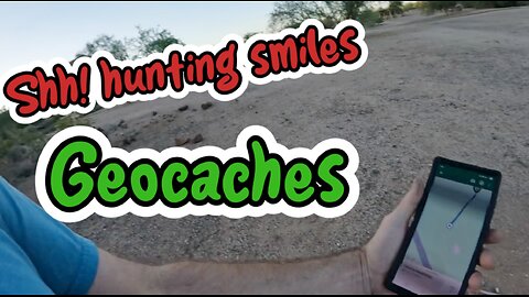 Geocache smile Hunting here at the park