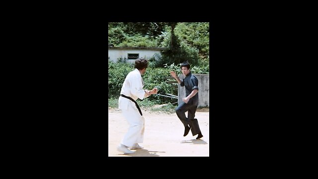 Cross kick Studio Films Bruce Lee way of the Dragon