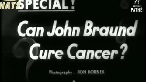 "Unveiling the 1948 Cancer Cure Discovered by Pioneer John Braund: A Hidden Miracle"