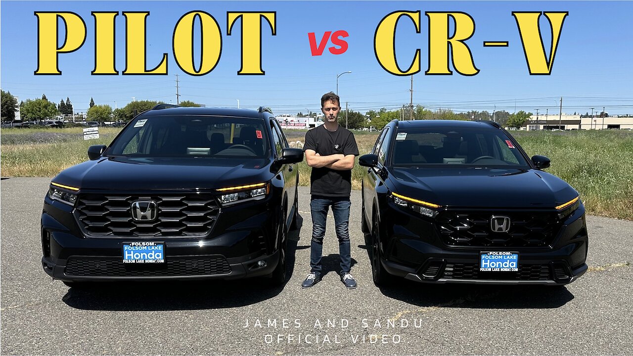 PILOT vs CR-V. 2025 Honda Pilot SPORT vs 2025 Honda CR-V SPORT