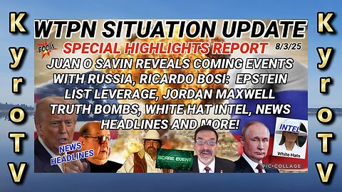 Situation Update - August 3, 2025 (edited version) (Swedish subtitles)
