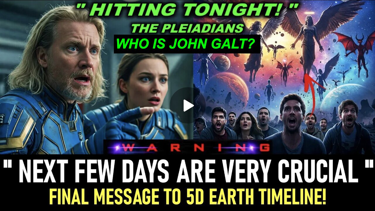 Pleiadian Final Message: NEXT FEW DAYS ARE VERY CRUCIAL! Prepare Yourself 5D Earth timeline.