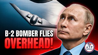TRUMP ROLLS OUT RED CARPET FOR PUTIN AS A B-2 BOMBER FLIES OVERHEAD!