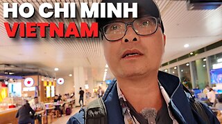 FIRST TIME in Ho Chi Minh City, Vietnam Airport Looking for Pho!