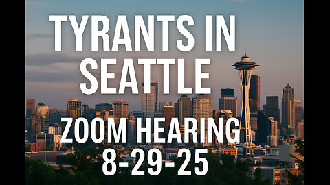 Seattle Whistleblower Thrown in Jail — Kurt Faces the System in Rare Appeals Hearing