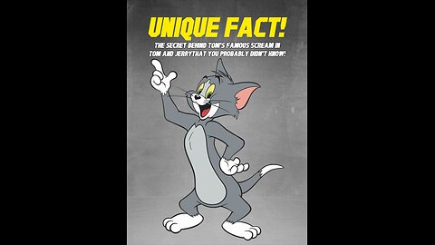 The Secret Behind Tom's Famous Scream in Tom and Jerry That You Probably Didn't Know!