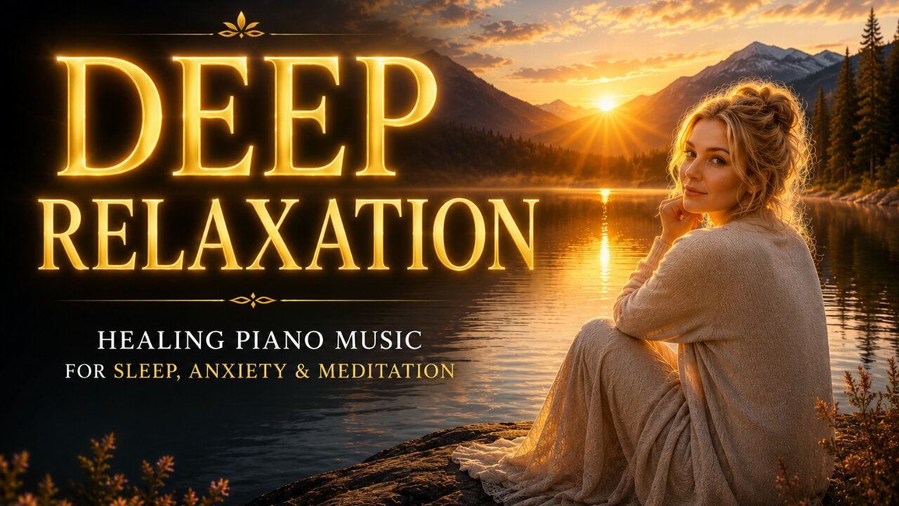 Deep Relaxation • Healing Piano Music for Sleep, Anxiety & Meditation