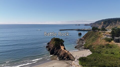 DJI Air 3 Over Battle Rock Oregon