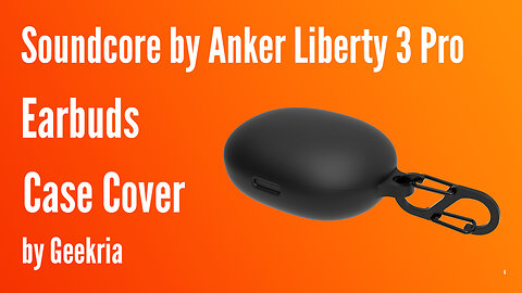 Anker Soundcore Liberty 3 Pro Ecarbuds Case Cover | Geekria