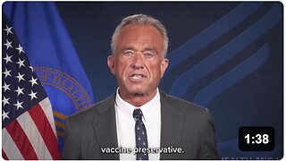 💉 SEC. KENNEDY BANS MERCURY FROM ALL US VACCINES