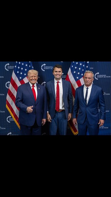 The moment Charlie Kirk found out Trump won.