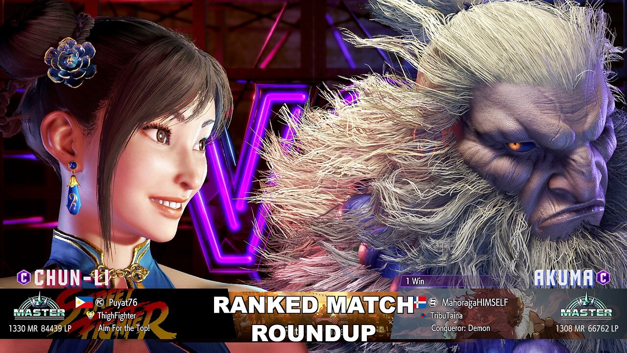 Kuya Kalbo SF6 Ranked Match Roundup. Chun Li Master Rank [Hori Fight Stick]