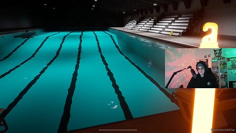 A Shark and a Megladon in the Pool???