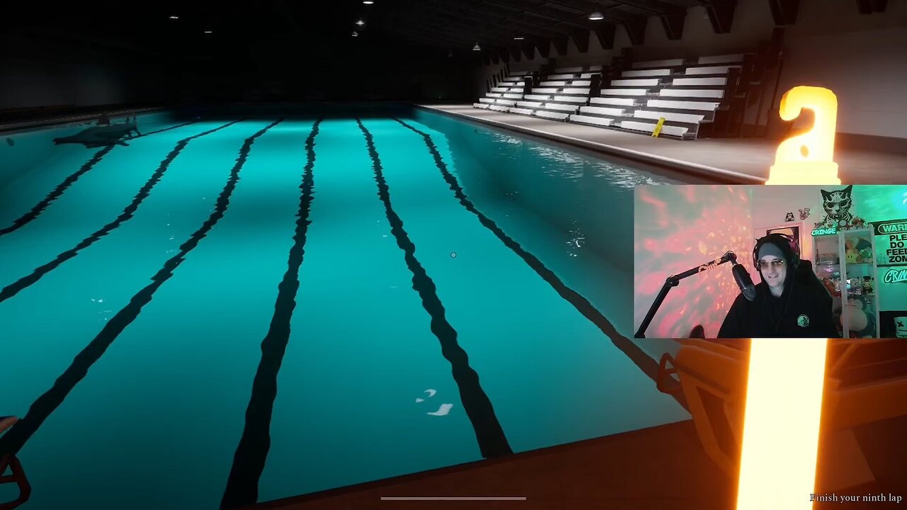 A Shark and a Megladon in the Pool???