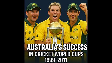 The SHOCKING FACT Behind Australia Success From 1999 to 2011