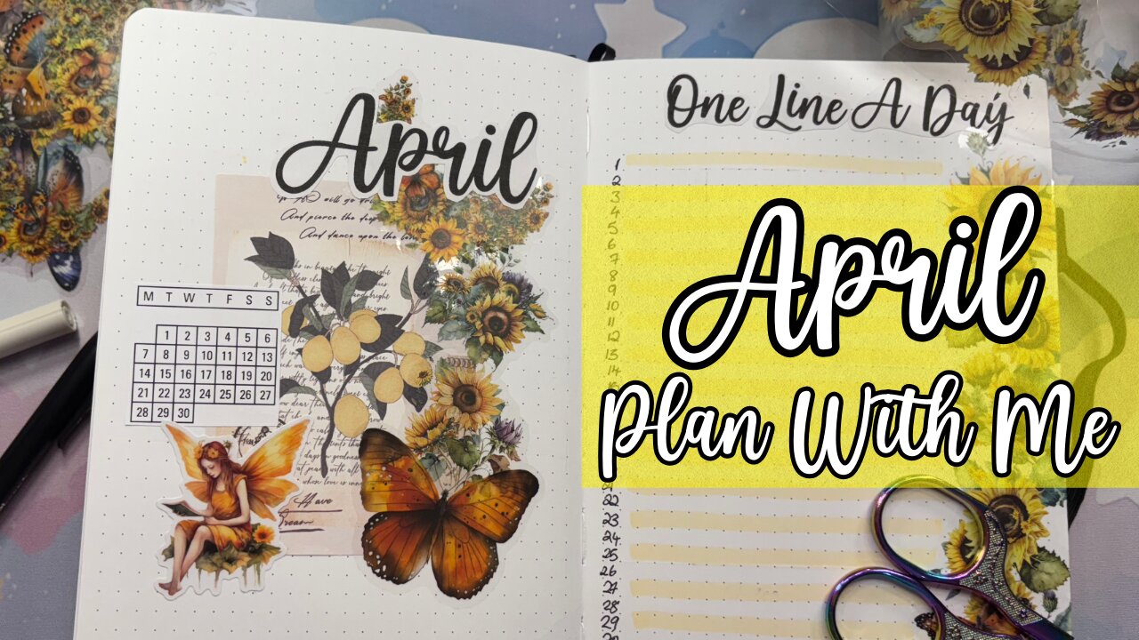 April 2025 Journal Set Up #journalwithme