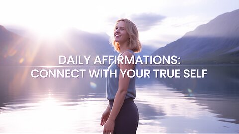 Daily Affirmations: Connect with Your True Self #DailyAffirmations #connection #SelfLove