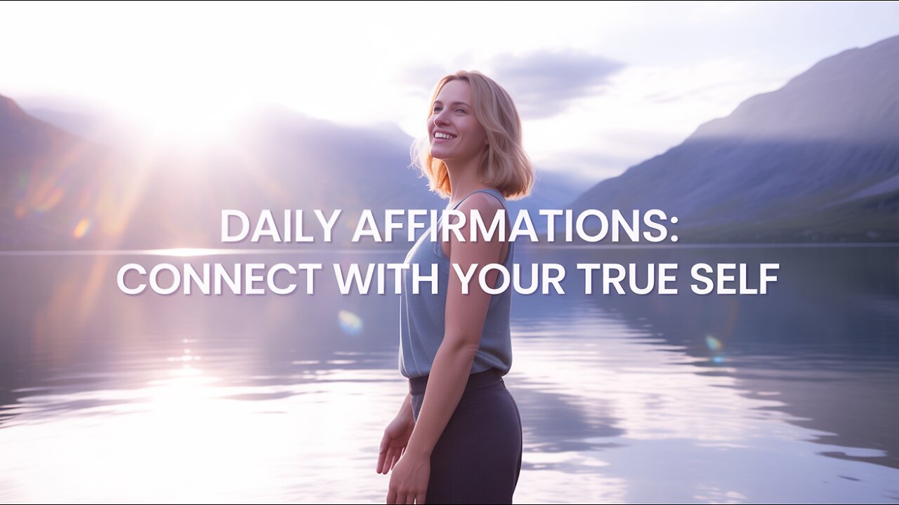Daily Affirmations: Connect with Your True Self #DailyAffirmations #connection #SelfLove