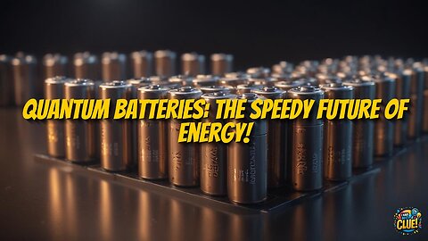 Quantum Batteries: Revolutionizing Future Energy Storage