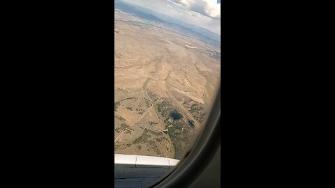 View From Airplane Leaving Colorado