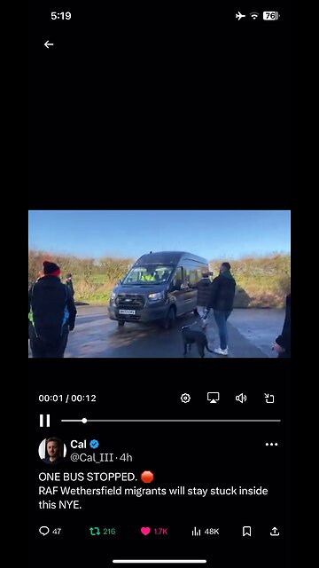 RAF base migrants UK