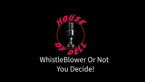 Alien WhistleBlower or Not? You Decide