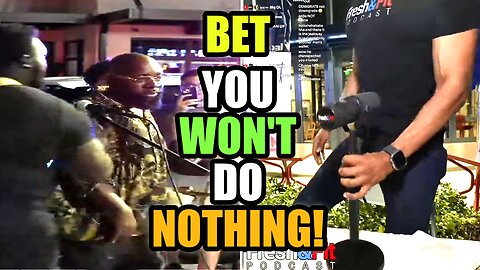 BM Tried To FIGHT Myron But Myron Pulled His 1st FRANK CASTLE On A BM For White Knighting BW!
