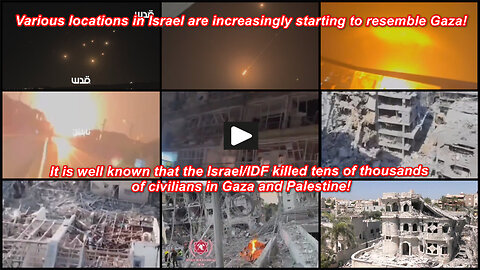 Israel: Massive Iranian missile strikes on various targets and locations