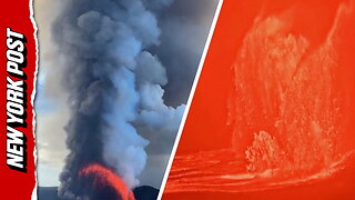 Hawaii's Kilauea volcano spews more than 1,400 feet of lava into the air