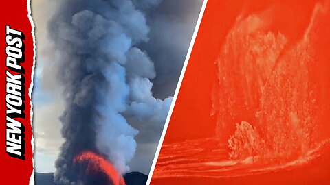 Hawaii's Kilauea volcano spews more than 1,400 feet of lava into the air