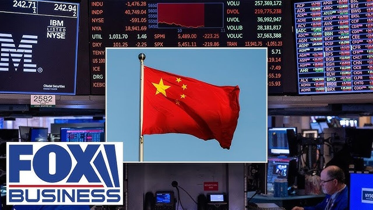 U.S. Stocks Tumble as China Hits Back with Retaliatory Tariffs 📉🇨🇳
