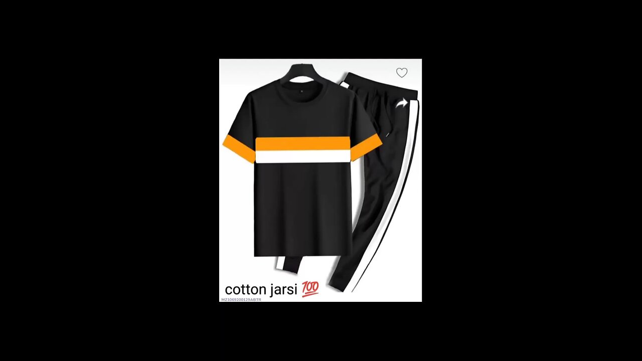 Mens Track Suit 2 pcs Black
